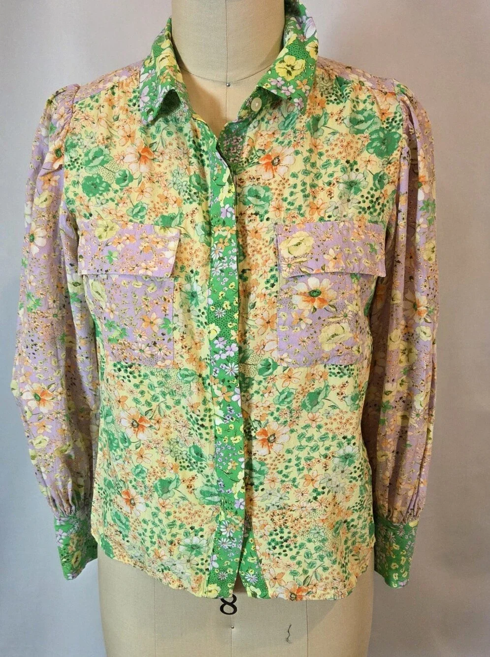 LOFT floral patchwork